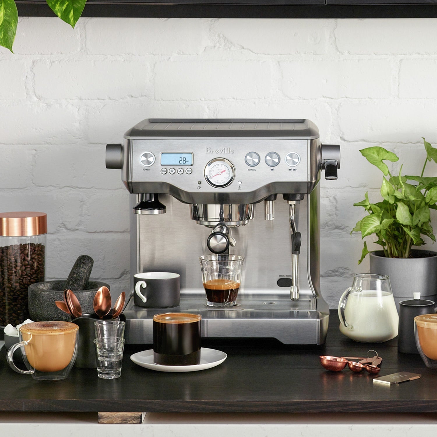 Breville The Dual Boiler Espresso Machine, Stainless Steel